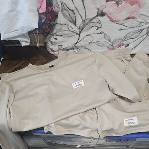 SHEIN Beige Men's Loungewear Set